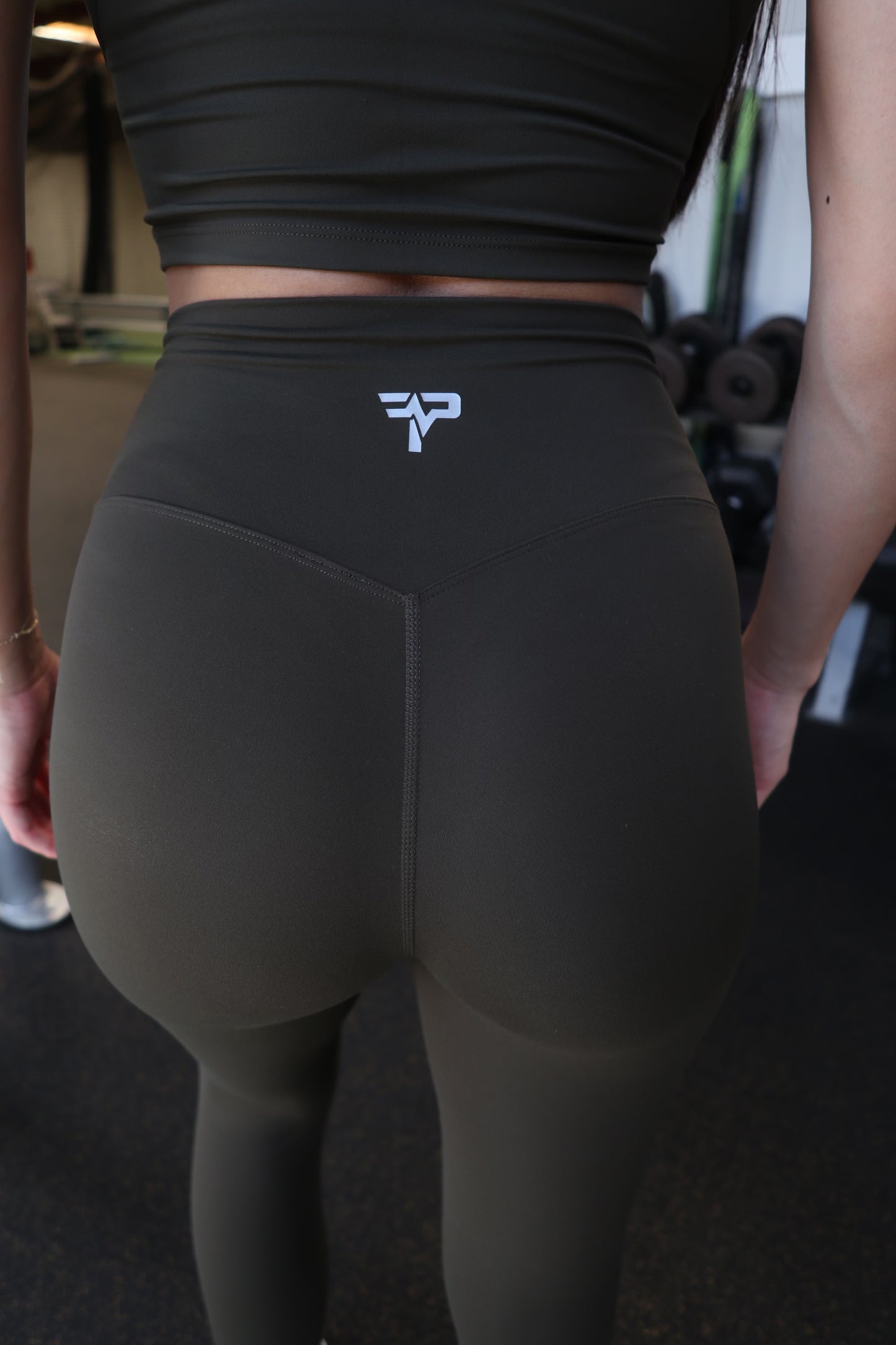 Performance Seamless Leggings - Military Green